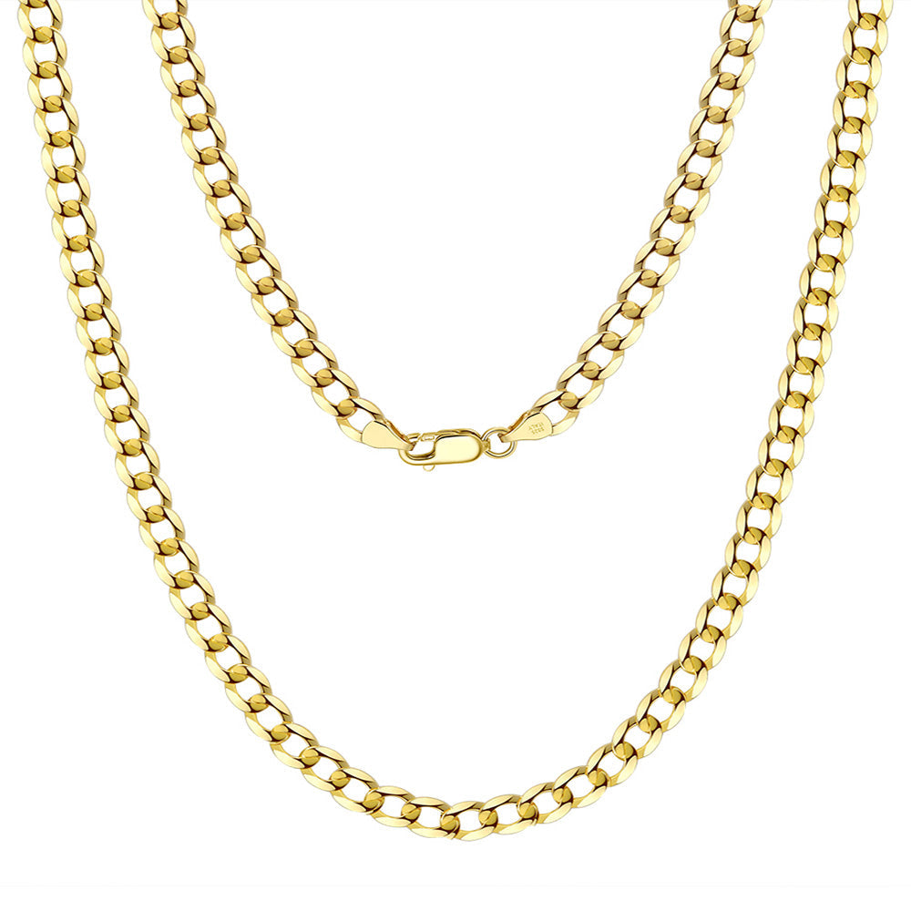 Diamond Cut Miami Cuban Link Chain 5 mm