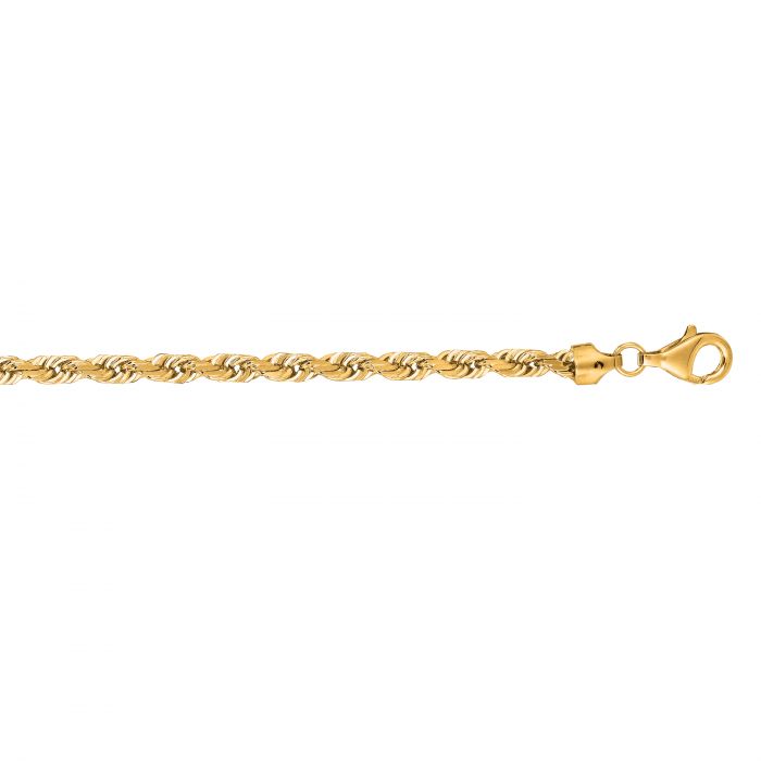 14K Gold Rope Chain  5.4 mm