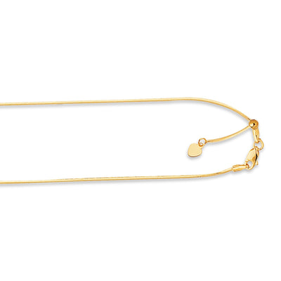 14K Gold Adjustable Snake Chain 2.2 mm