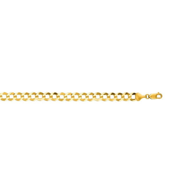 14K Gold Cuban Curb Chain 8.2 mm