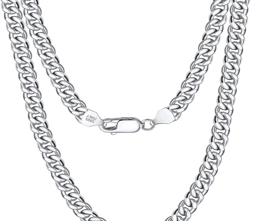 Diamond Cut Cuban Linked Curb Chain 3.6 mm