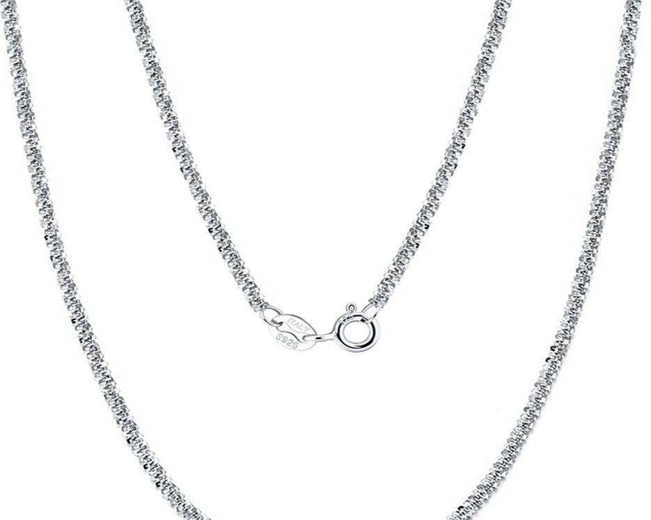 1.8 mm Starlight Silver Chain