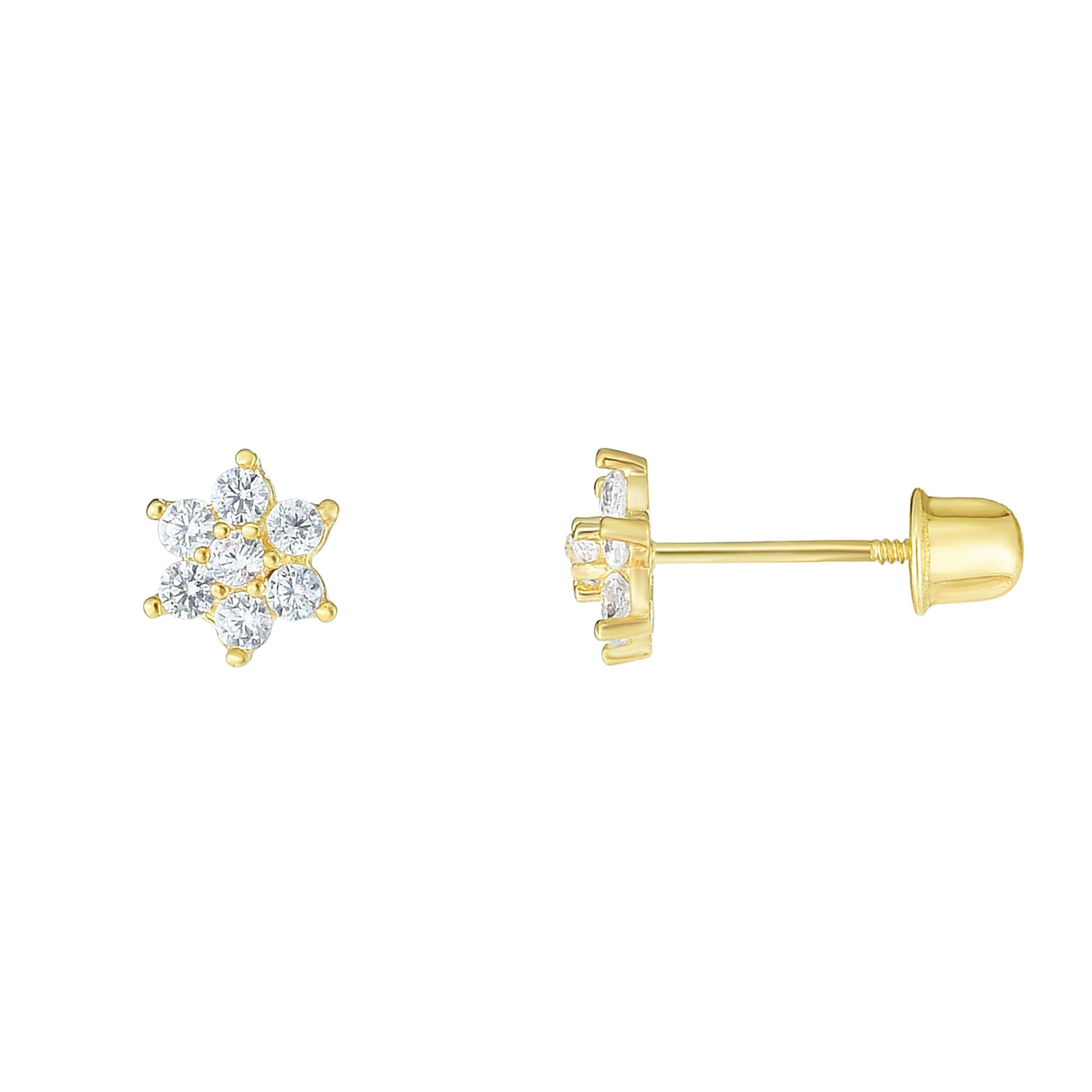 14K Gold Stud Earring