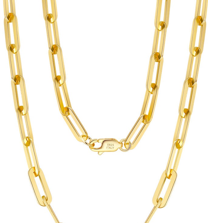 Paperclip Link Chain 3.3 mm