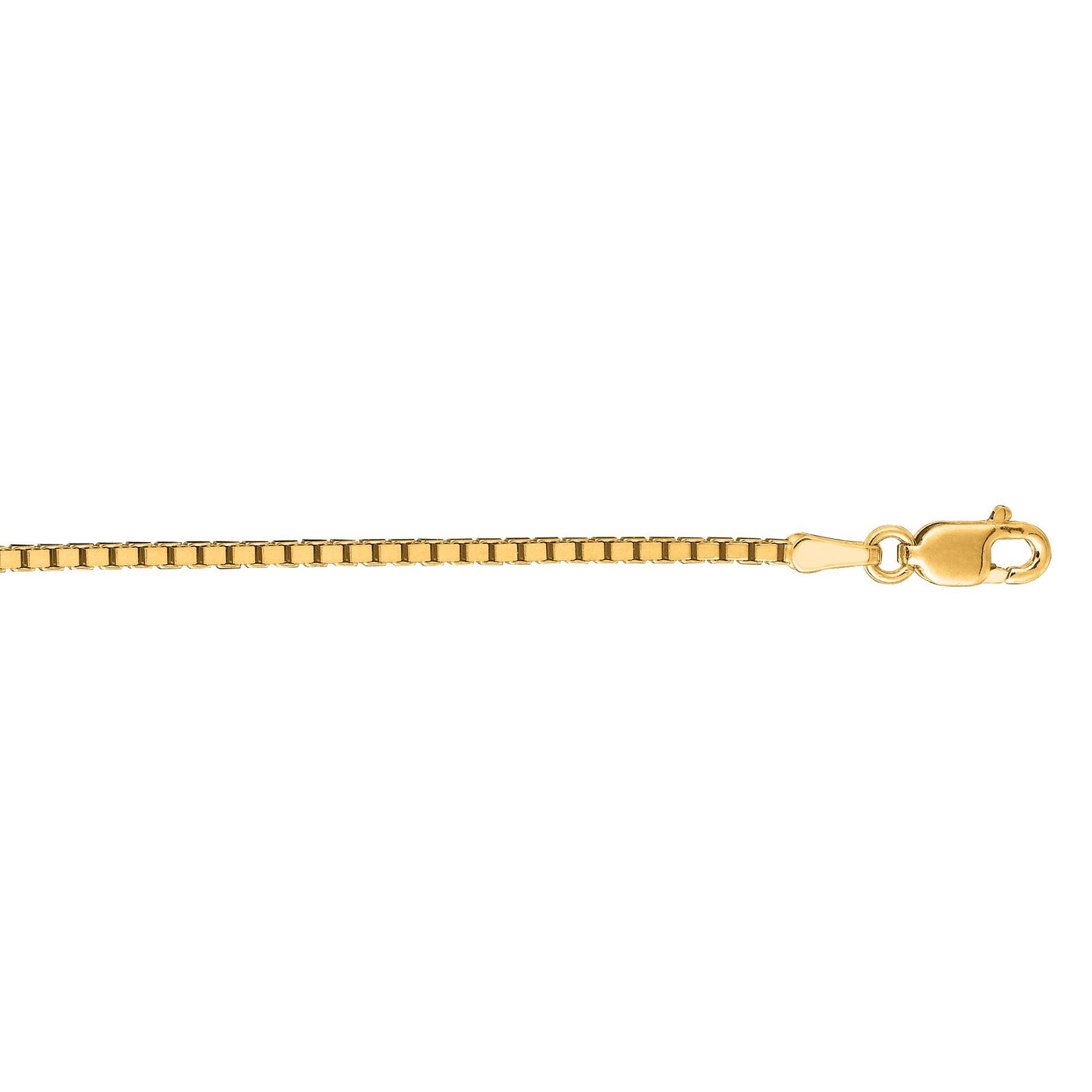 14K Gold Classic Box Chain 1.4 mm