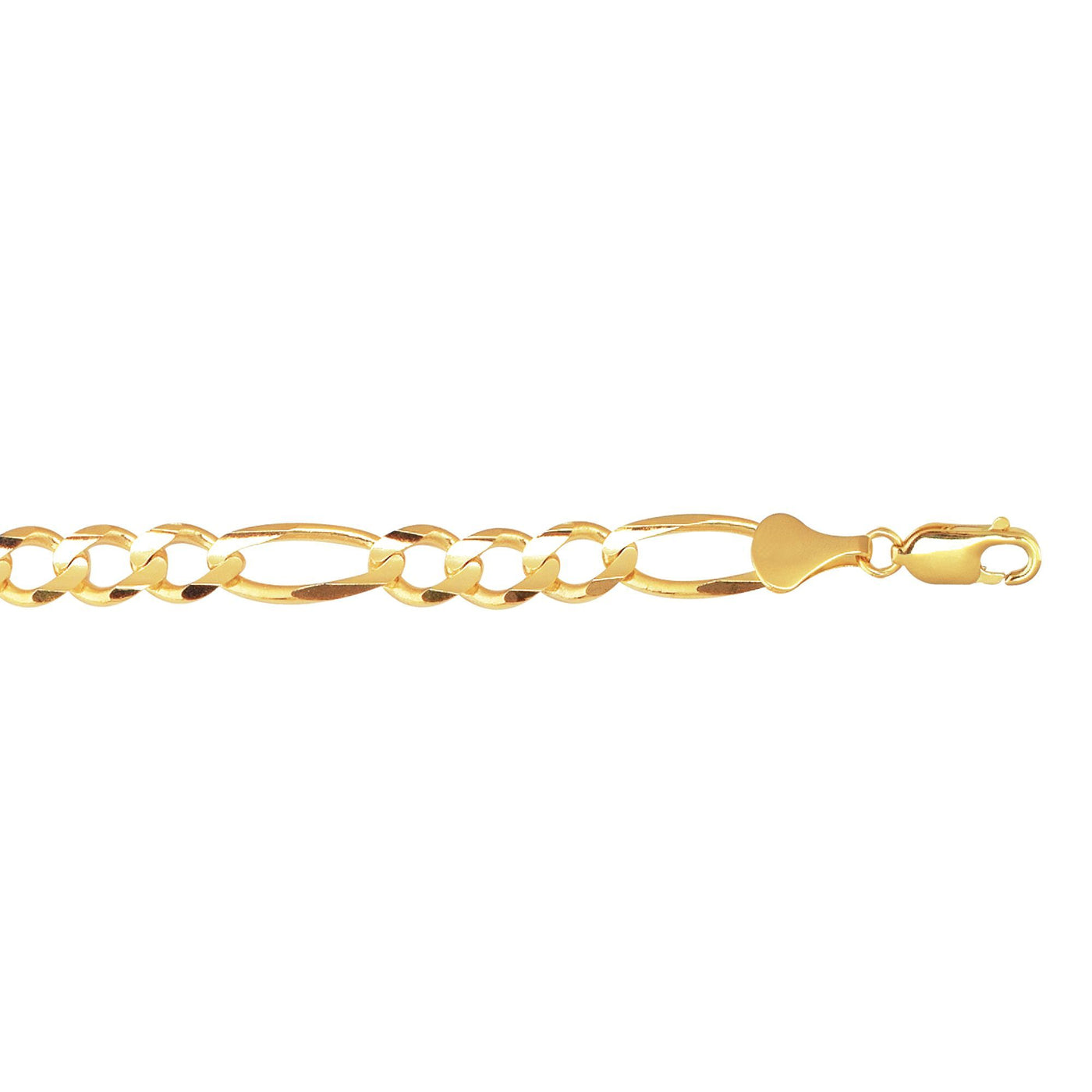 10K Gold Figaro Chain 7.9 mm