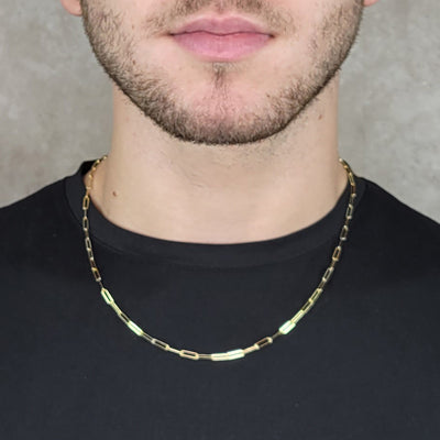 Paperclip Link Chain 3.3 mm