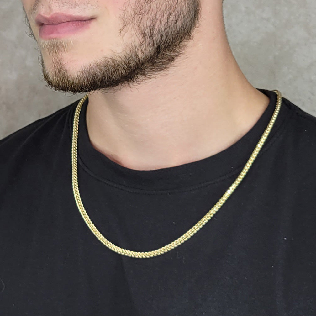 14K Gold Franco Chain 3.3 mm