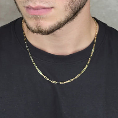 Paperclip Link Chain 3.3 mm