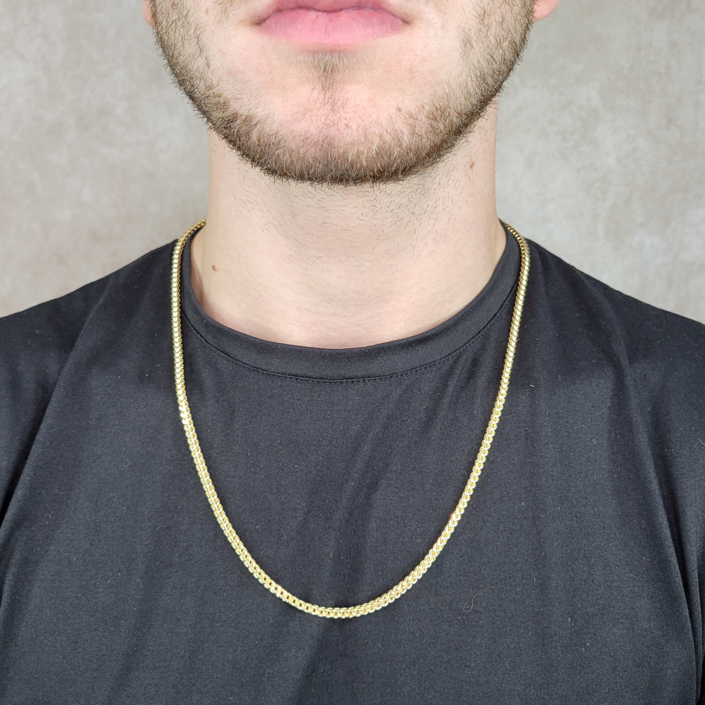 14K Gold Franco Chain 3.4 mm