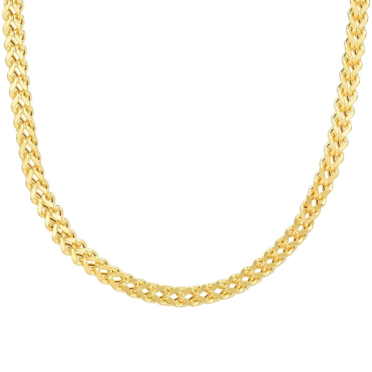 14K Gold Square Franco Chain 5.3 mm