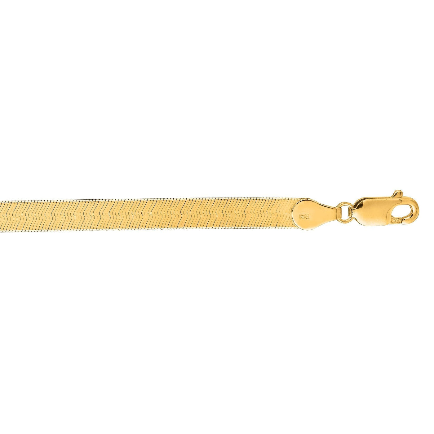 14K Gold Herringbone Chain 3 mm