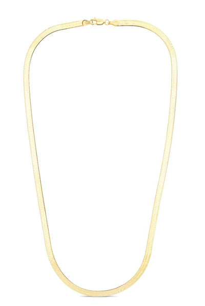 10K Gold Herringbone Chain  3.8 mm