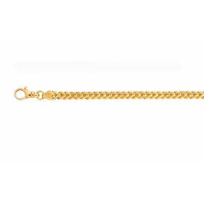 14K Gold Square Franco Chain 5.3 mm