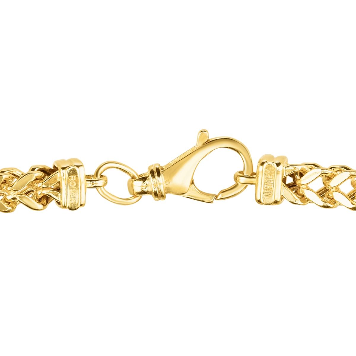 14K Gold Square Franco Chain 4.4 mm