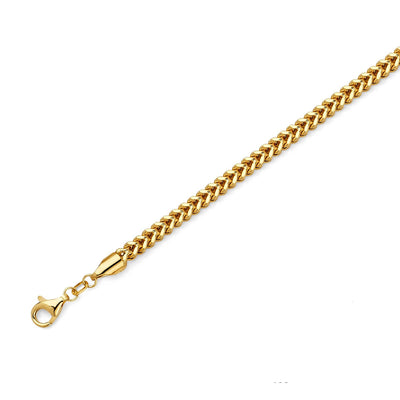 14K Gold Franco Chain 3.4 mm