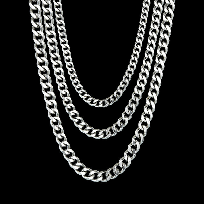 Diamond Cut Cuban Linked Curb Chain 3.6 mm