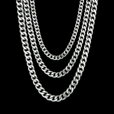 Diamond Cut Cuban Linked Curb Chain 3.6 mm