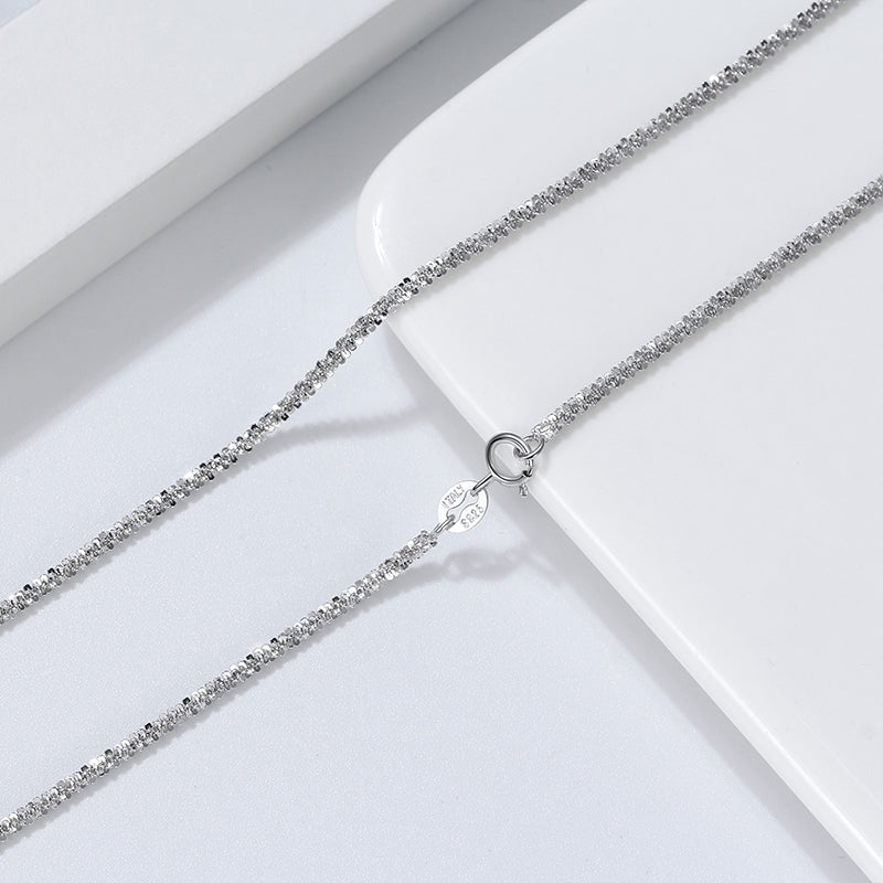 1.8 mm Starlight Silver Chain