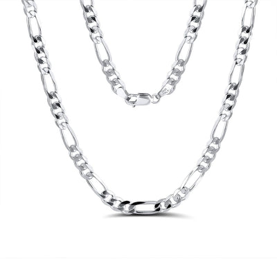 Diamond Cut Figaro Chain 5.0 mm