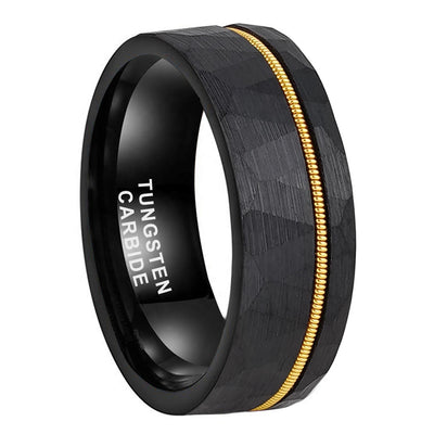 Guitar String Tungsten Ring