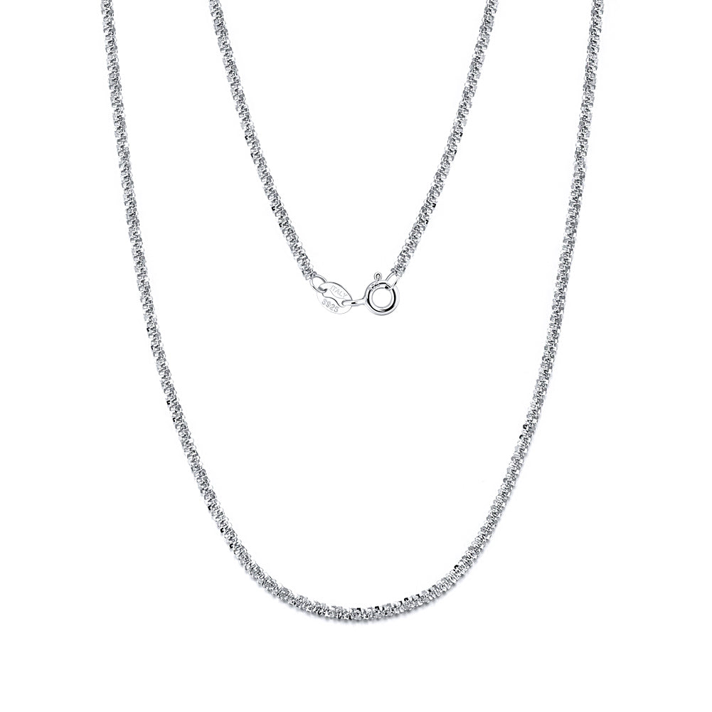 1.8 mm Starlight Silver Chain