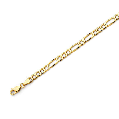 14K Gold Figaro Chain 4.4 mm