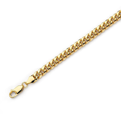 14K Gold Curb Chain 3.4 mm